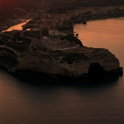 Bonifacio au lever de soleil