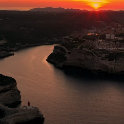 Bonifacio au lever de soleil