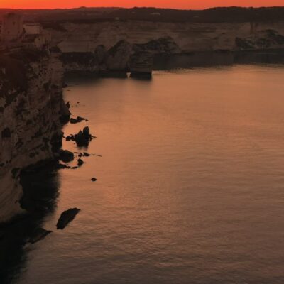 Falaises de Bonifacio au lever de soleil