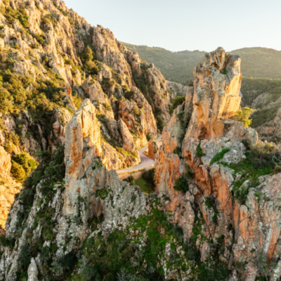 Calanques de Piana drone