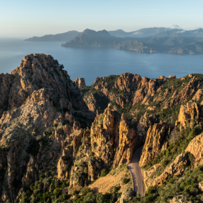 Calanques de Piana  drone