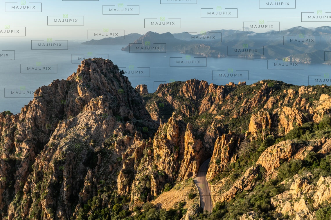 Calanques de Piana  drone