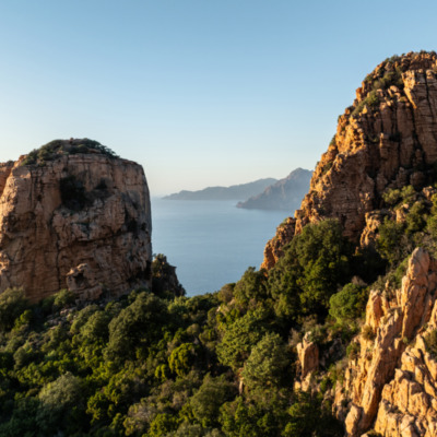 Calanques de Piana drone