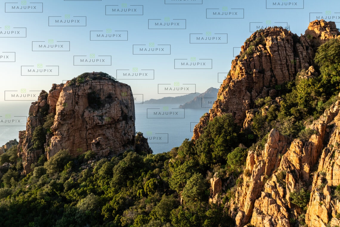 Calanques de Piana drone