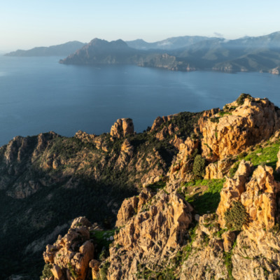 Calanques de Piana drone