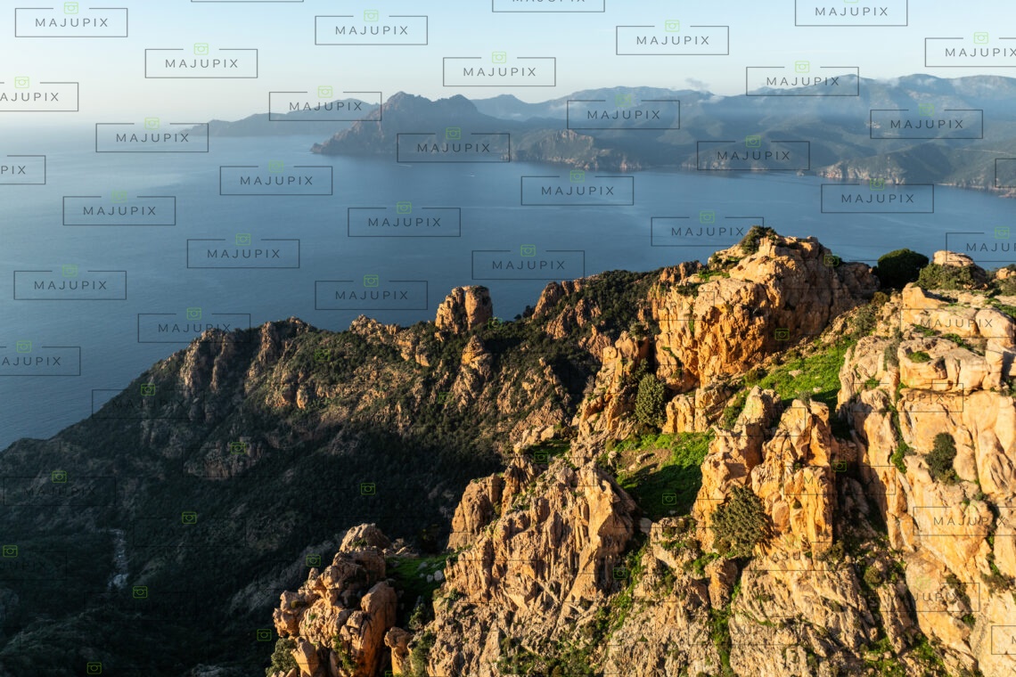 Calanques de Piana drone