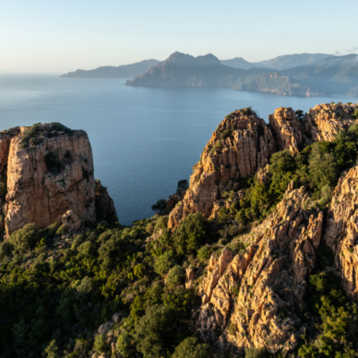 Calanques de Piana drone