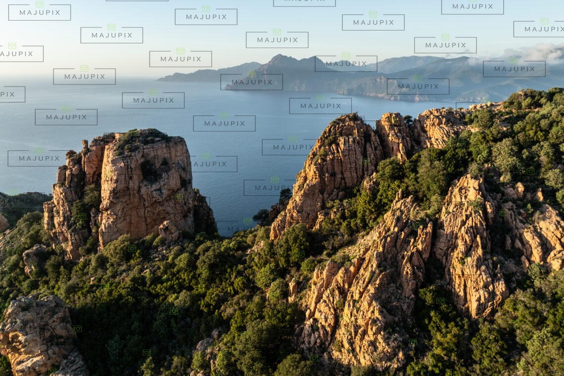 Calanques de Piana drone