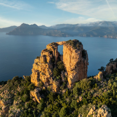 Calanques de Piana drone