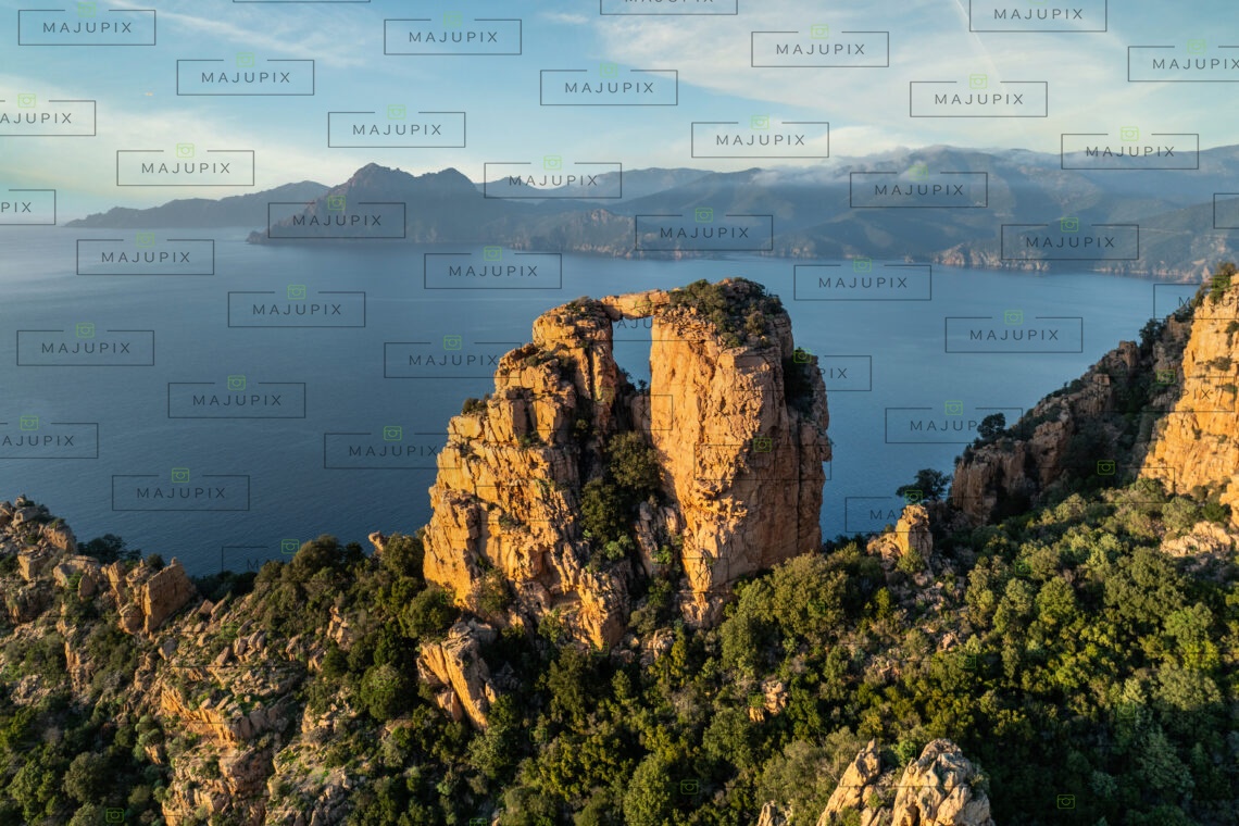 Calanques de Piana drone