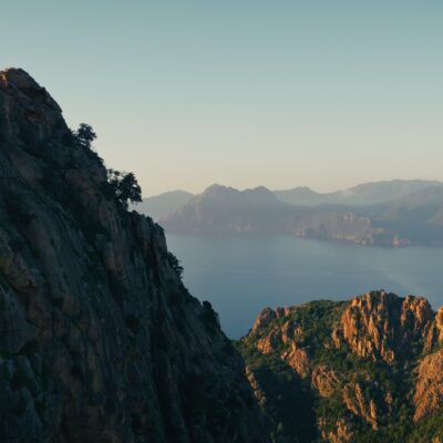 Calanques de Piana au coucher de soleil