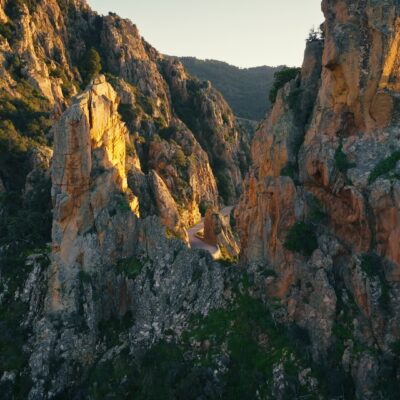 Calanques de Piana au coucher de soleil