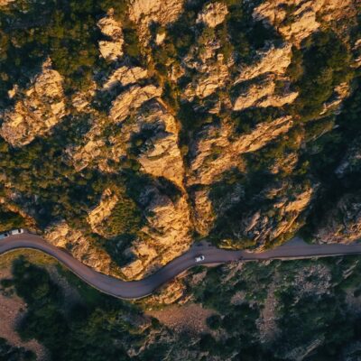 Calanques de Piana au coucher de soleil