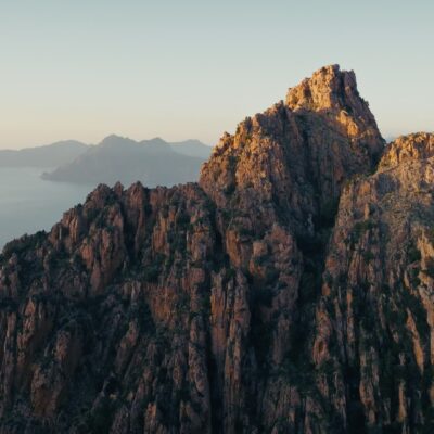 Calanques de Piana au coucher de soleil