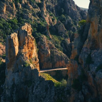 Calanques de Piana au coucher de soleil