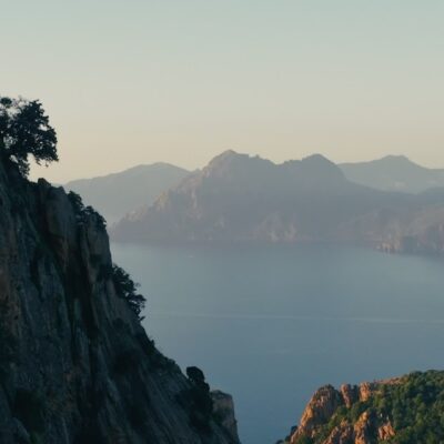 Calanques de Piana au coucher de soleil