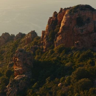 Calanques de Piana au coucher de soleil