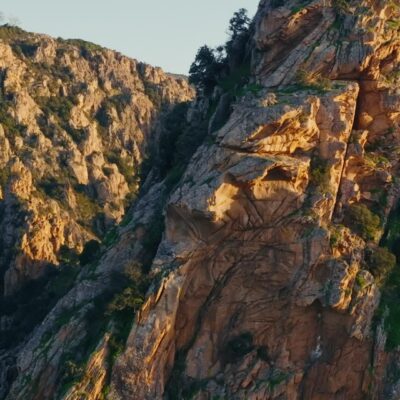 Calanques de Piana au coucher de soleil