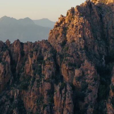Calanques de Piana au coucher de soleil