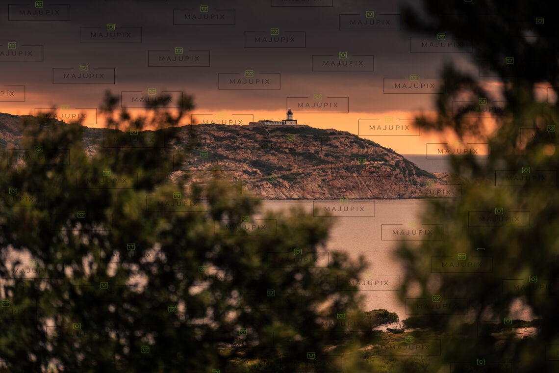 La Revellata au coucher de soleil