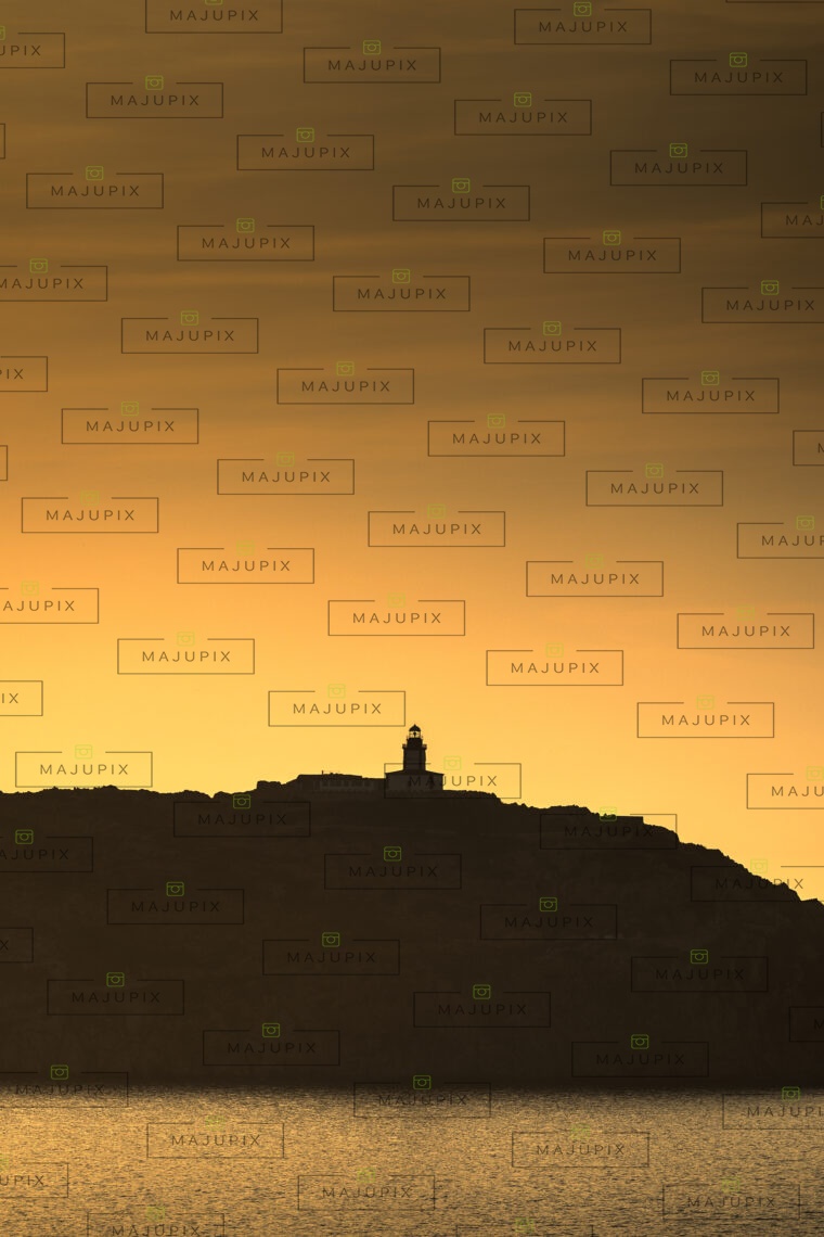 La Revellata au coucher de soleil