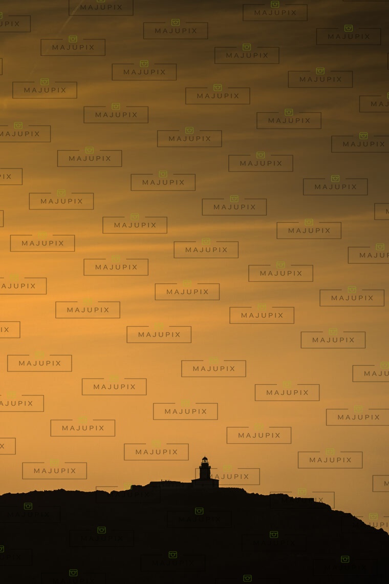La Revellata au coucher de soleil