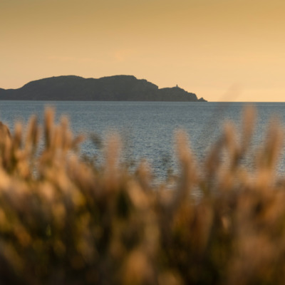 La Revellata au coucher de soleil