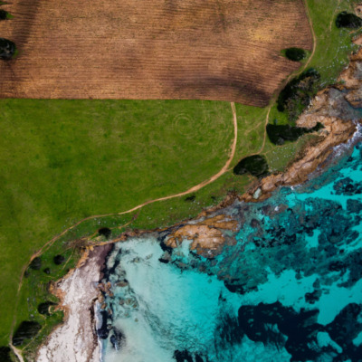 Plage de Capo di Feno drone