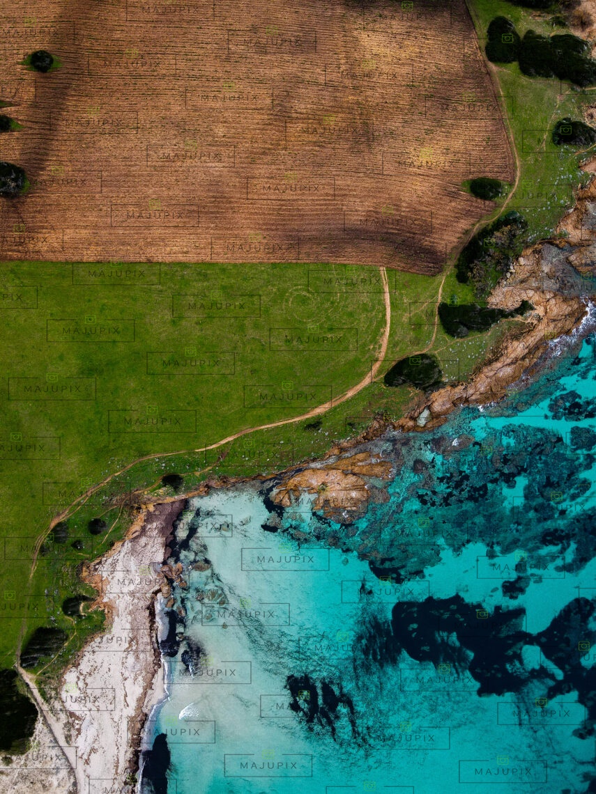 Plage de Capo di Feno drone