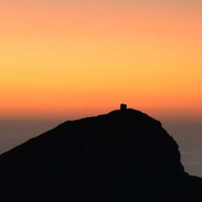 Coucher de soleil à Capo Rosso