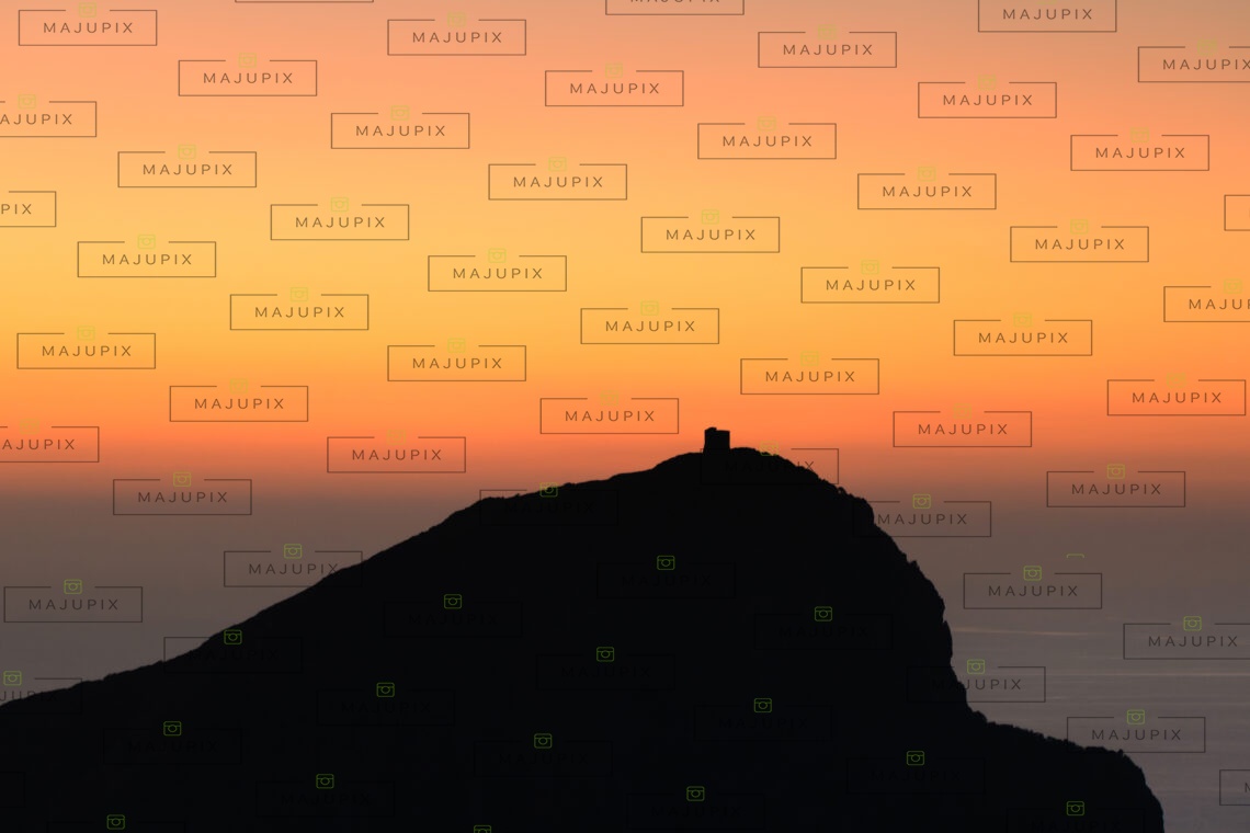 Coucher de soleil à Capo Rosso