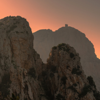 Coucher de soleil à Capo Rosso