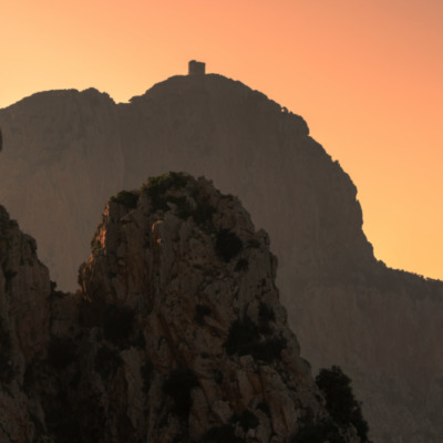 Coucher de soleil à Capo Rosso