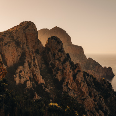 Coucher de soleil à Capo Rosso