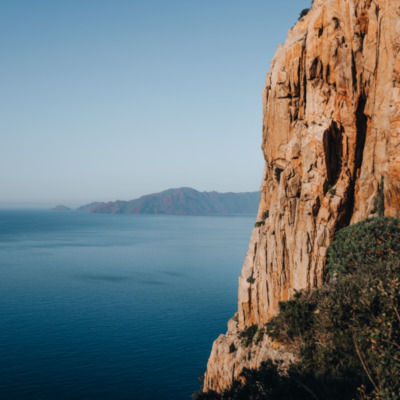 Falaise à Capo Rosso
