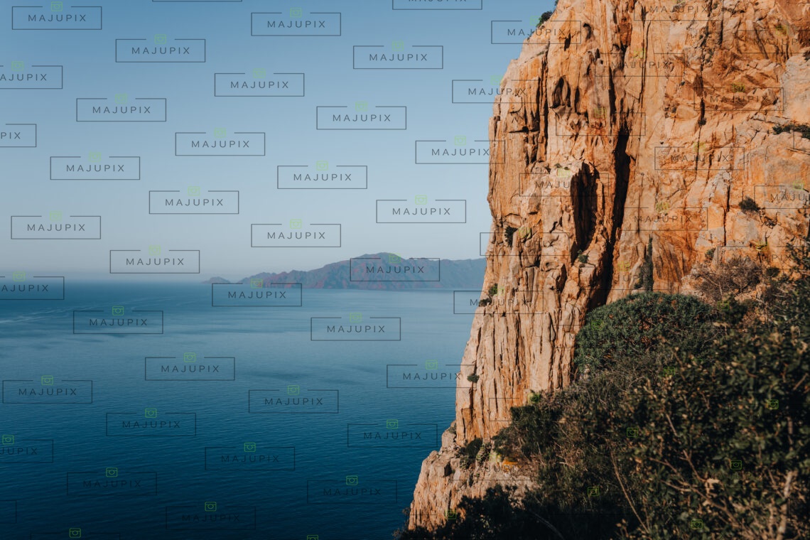 Falaise à Capo Rosso