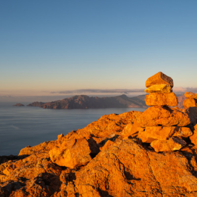Coucher de soleil à Capo Rosso