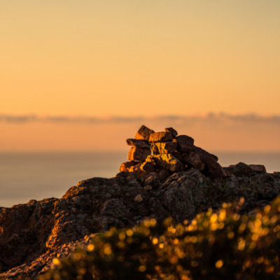 Coucher de soleil à Capo Rosso