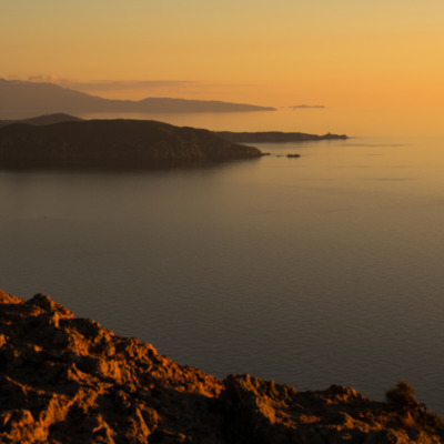 Coucher de soleil à Capo Rosso