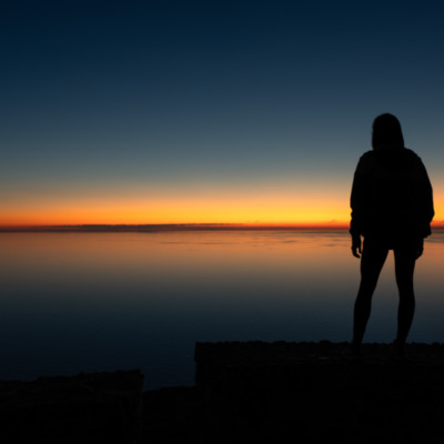 Coucher de soleil à Capo Rosso