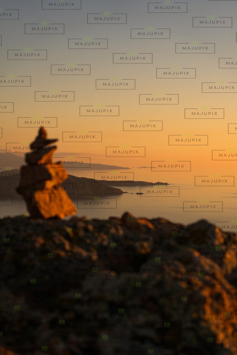 Coucher de soleil à Capo Rosso