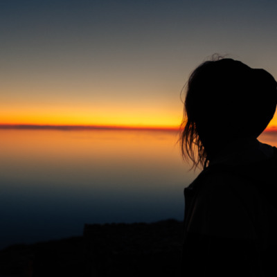 Coucher de soleil à Capo Rosso
