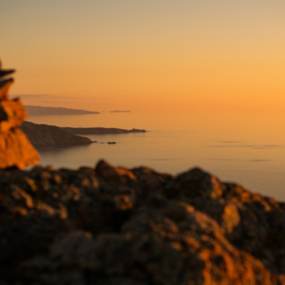 Coucher de soleil à Capo Rosso