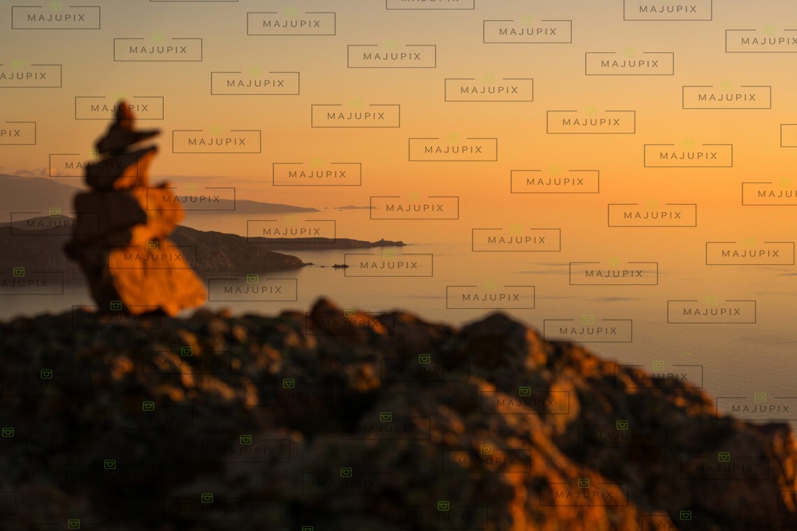 Coucher de soleil à Capo Rosso