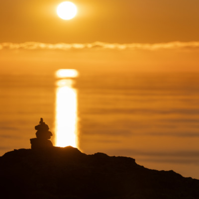 Coucher de soleil à Capo Rosso