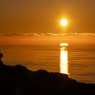 Coucher de soleil à Capo Rosso