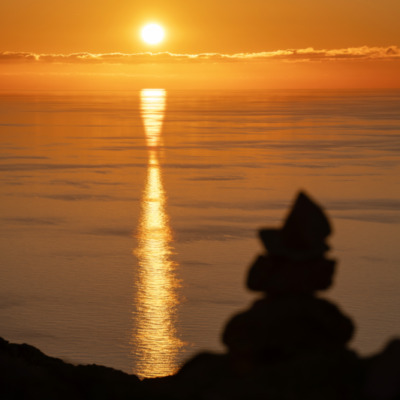 Coucher de soleil à Capo Rosso