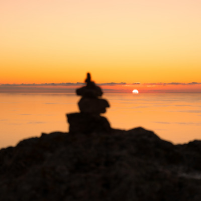 Coucher de soleil à Capo Rosso