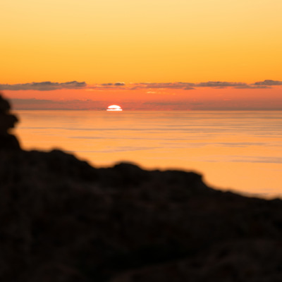 Coucher de soleil à Capo Rosso