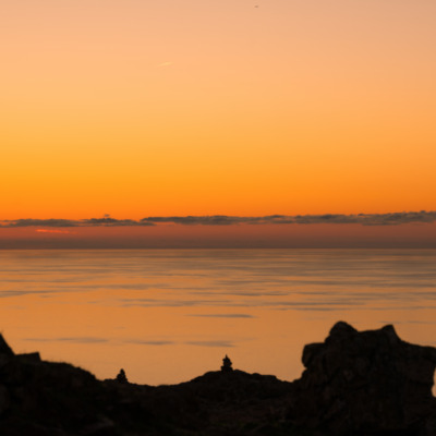Coucher de soleil à Capo Rosso